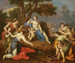 Venus creando la anémona con la sangre de Adonis